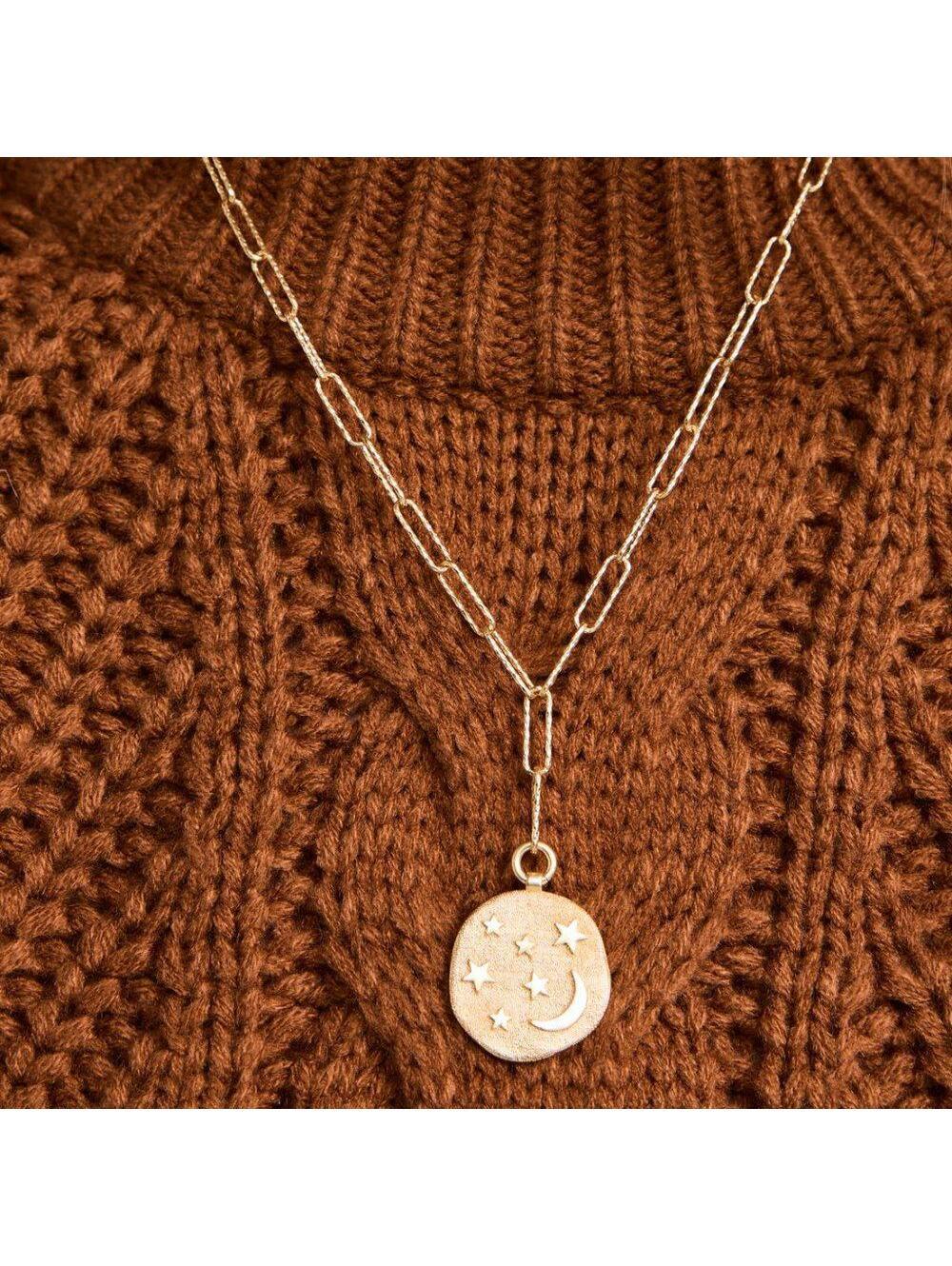 Madewell Shimmer Disc Pendant Necklace - Picture 7 of 9